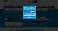 Desktop Screenshot of firstbusinessflights.com
