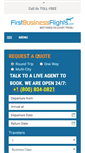 Mobile Screenshot of firstbusinessflights.com